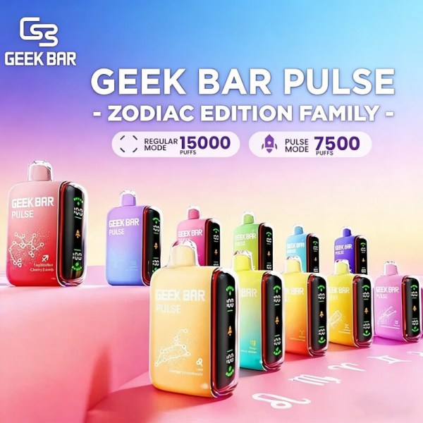 Geek Bar Pulse 15000口拋棄式電子煙 拋棄式電子菸 正品現貨  當天可出貨 新日期09/24